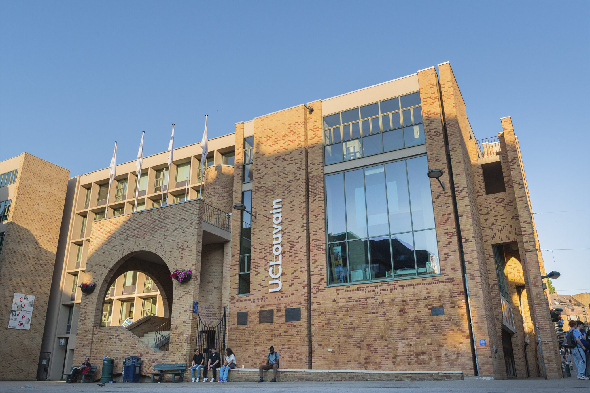 Logo, and visual identity design for UCLouvain, the first and oldest university in the Wallonia–Brussels federation.