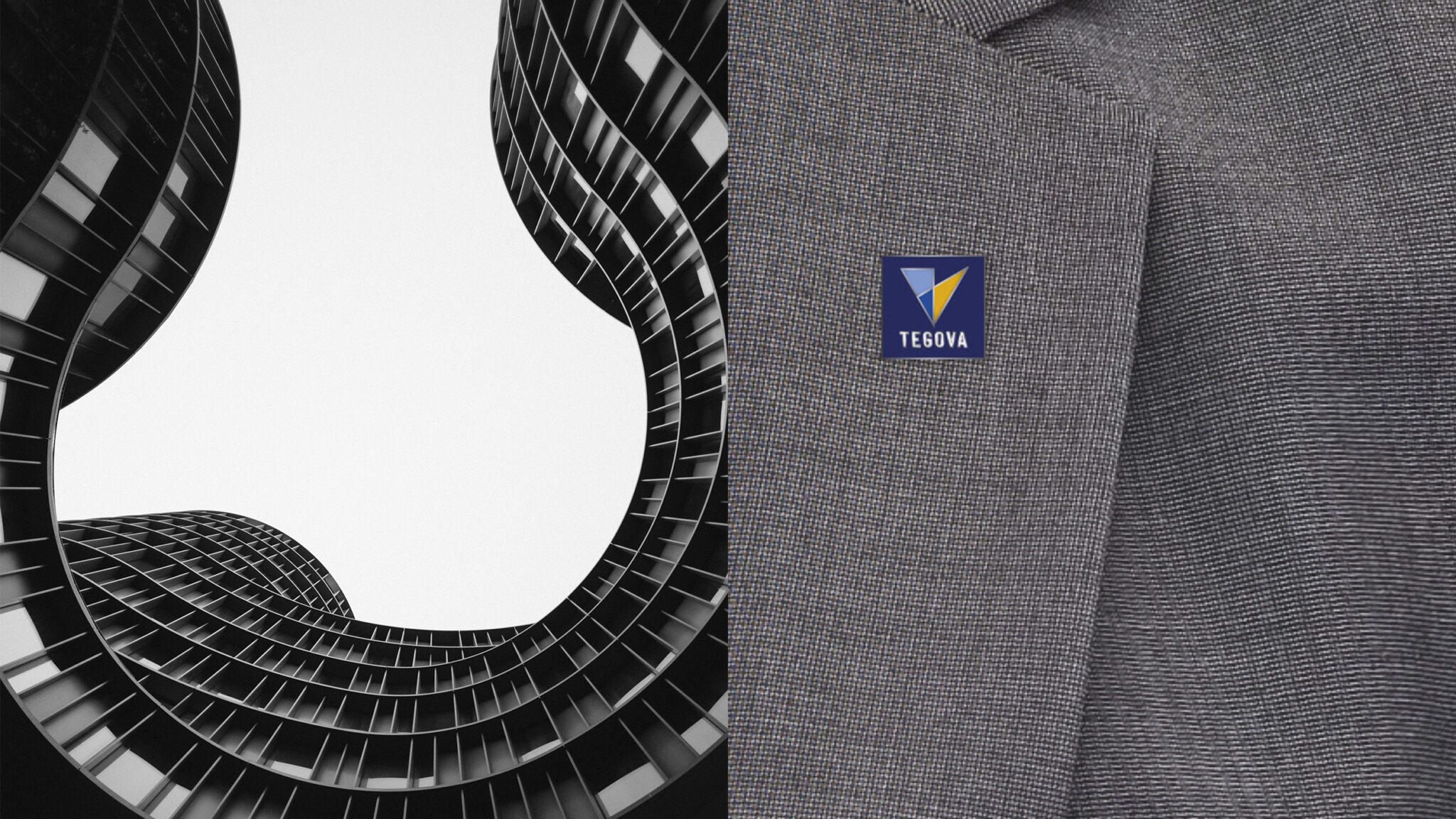 Brand identity and design for Tegova, real estate valuer in Europe, by Hoet&Hoet agency