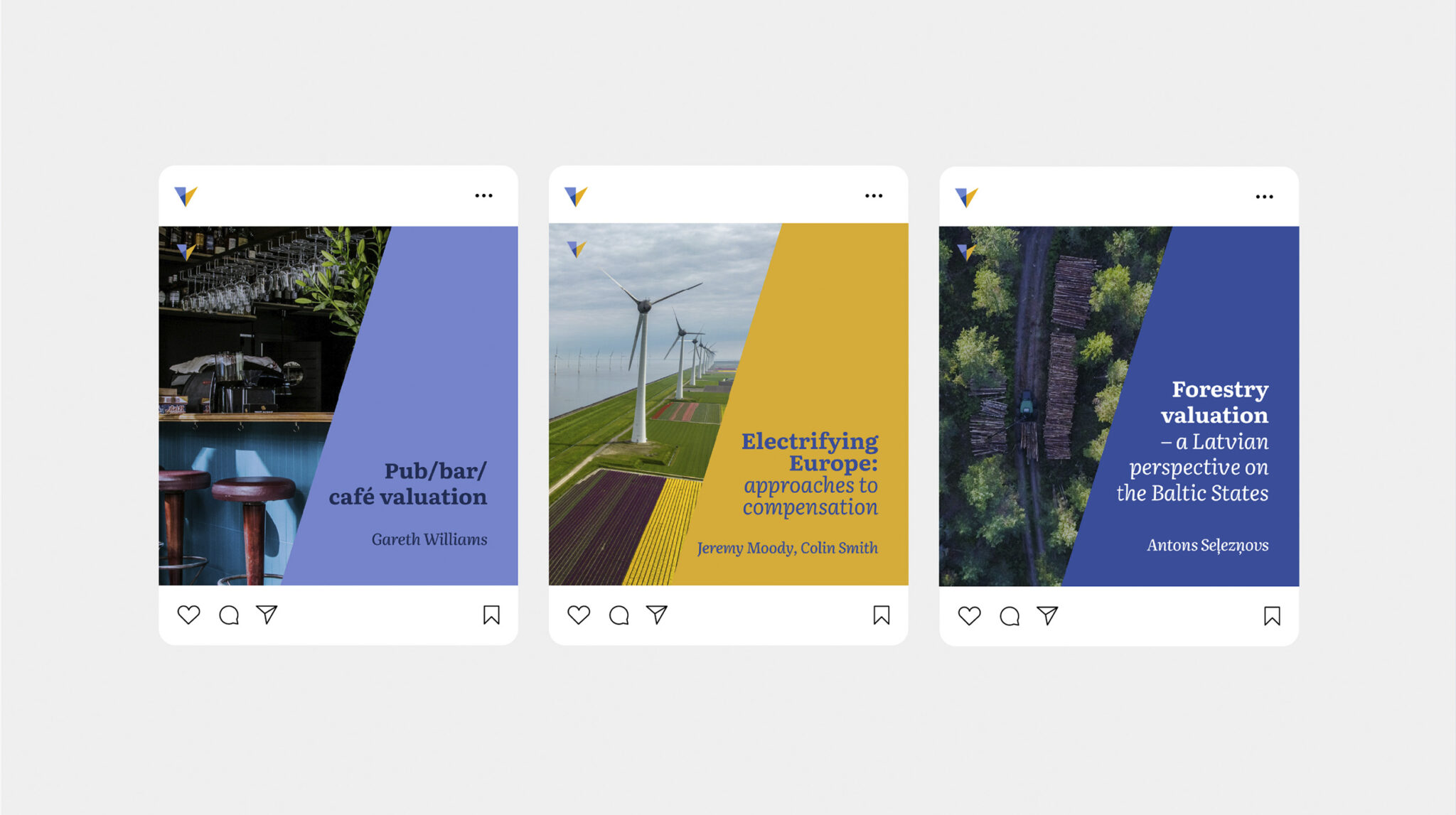 Brand identity and design for Tegova, real estate valuer in Europe, by Hoet&Hoet agency